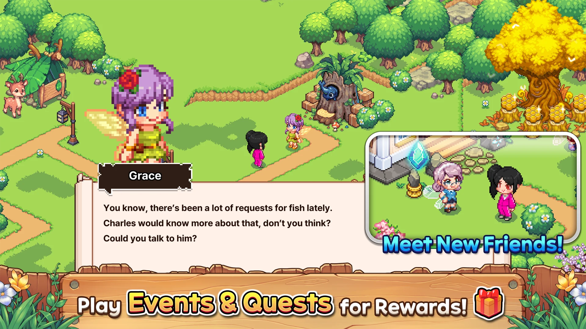 Viladia: Cozy Pixel Farm screenshot
